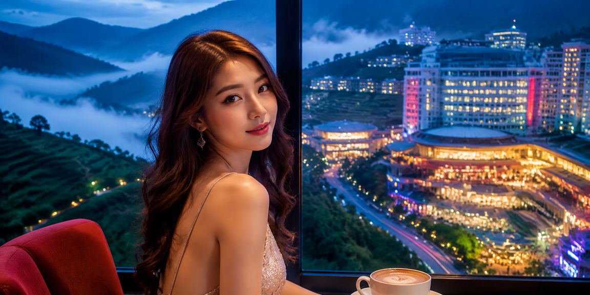Suasana kasino hiburan moden di Malaysia untuk permainan blackjack mbi777
